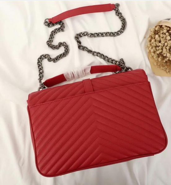 

2019 new tote cowhide leather shoulder bag 32cm fashion designer cross body high genuine leather bag for women ing