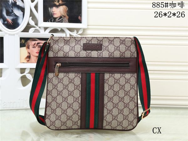 

new fashion men's handbag leather neutral travel bag hy450885 men's shoulder bag