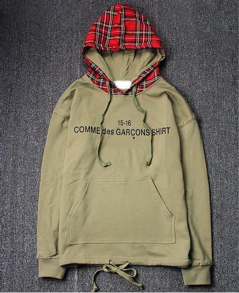 

brand luxury mens hoodie designer plaid hooded sweater box logo trend skateboard hoodies couple hooded men women casual pullove, Black