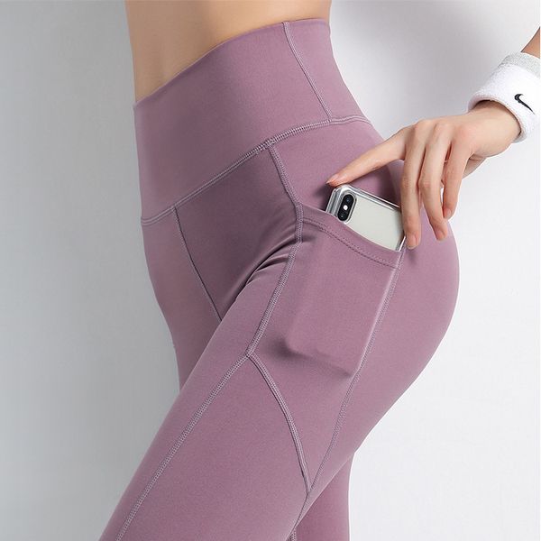 

peach hip fitness pants elastic ladies sports tights quick-drying running training high waist yoga trousers, White;red