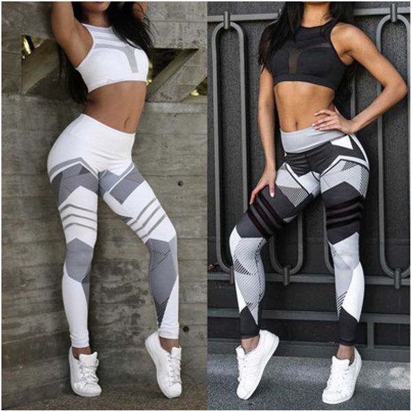 

womens designer sports yoga pants striped fashion sweatpants running fitness gym leggings 2020 new arrive sell, Black