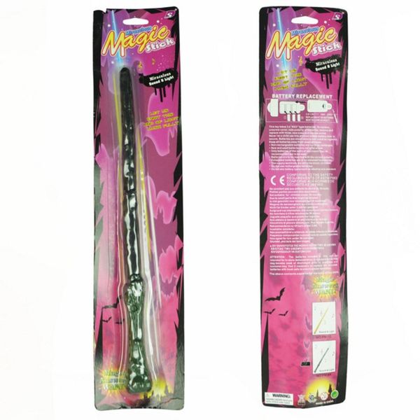 

gryffindor slytherin hufflepuff ravenclaw magic wand creative cosplay led luminous sound magical wand for big kids halloween christmas toy