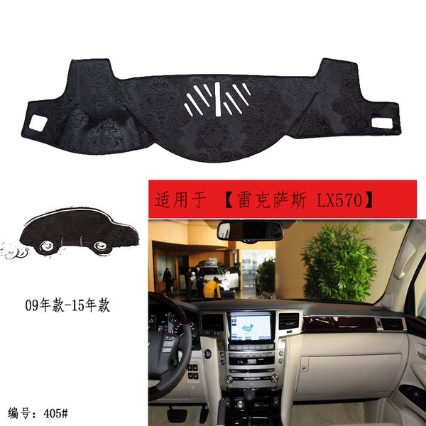 

tommia for lx570 09-15 dashboard pad cover dash mat anti-sun velvet instrument