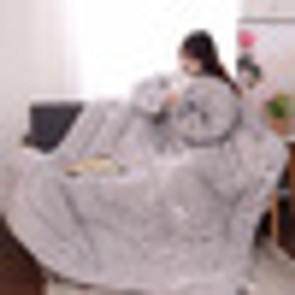 

winter lazy quilt with sleeves quilts warm thickened washable bedding soft cozy