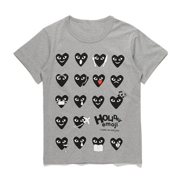 

lover new arrive com cdg classic tee brand new black men play t-shirt white short sleeve c005 men's japan brand, Black;blue