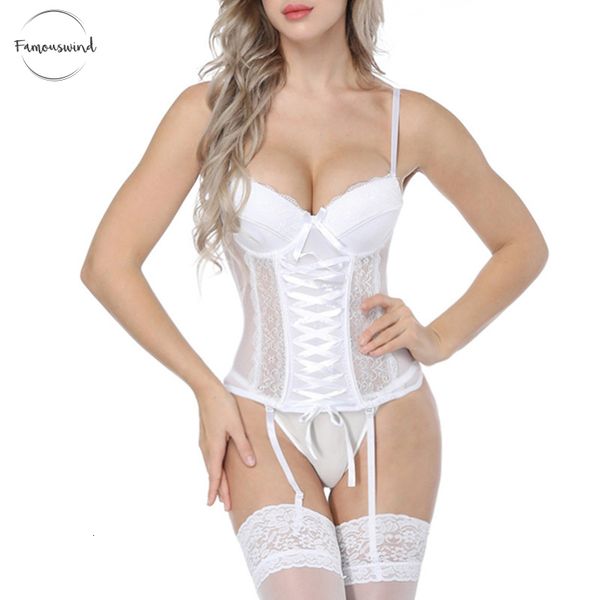

women underwear corset transparent shaper lace mesh corset lingerie slim bustier push up corselet, Black;white