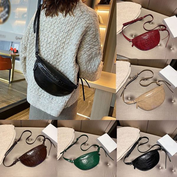 

female belt new brand fashion women stone pattern zipper messenger chest bag waist bag women phone fanny pack for