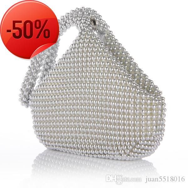 

новые конфеты цвет роскошные вечерние сумки tote женщин beaeded клатчи запястье сумка мини держатель телефона бесплатная доставка