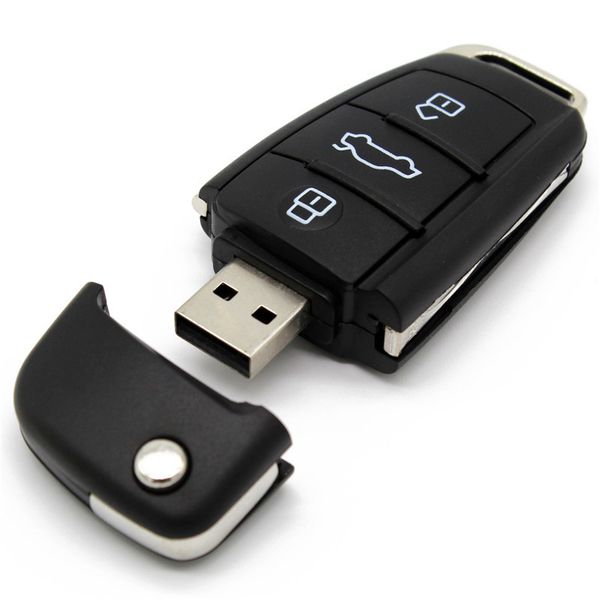 

usb2.0 o car key metal + glass model pendrive usb2.0 4gb 8gb 16gb 32gb pen drive usb flash drive gift pendrive