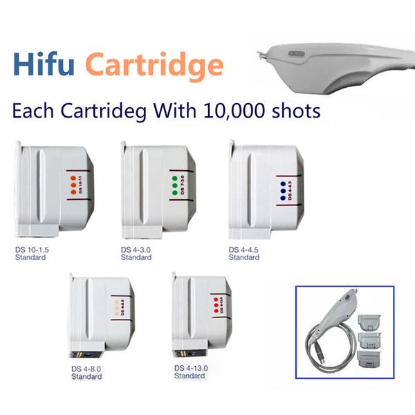 

2019 most popular moq 1 pcs 10000 s hifu cartridges focused ultrasound face lift hifu head ce via dhl