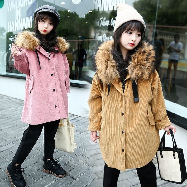 

2019 холодные зимы малышей детские причинные outerwearcoats дети девочки куртки baby дети теплое пальто lamb кашемир внутри, Blue;gray