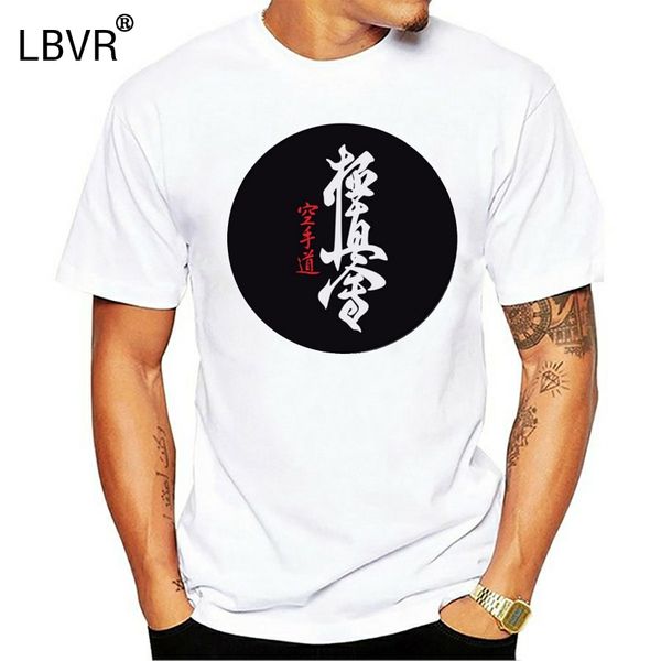 

киокушин каратэ мужчины футболка летняя мода аутентичные дешевые мужчины tshirt высокое качество hiphop top plus размер t-shirt, White;black