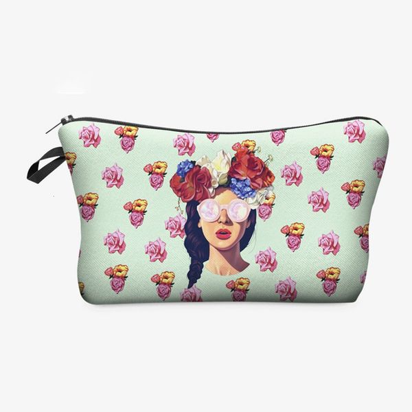 

fashion printing hipster girl makeup bags cosmetic organizer bag pouchs for travel lady pouch women cosmetic bag
