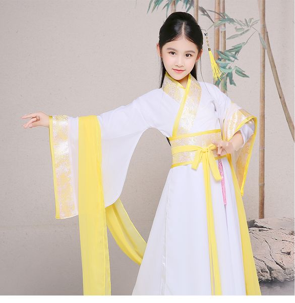 

tang suit hanfu fairy classical dance ancient chaise studio pgraphy, White;black