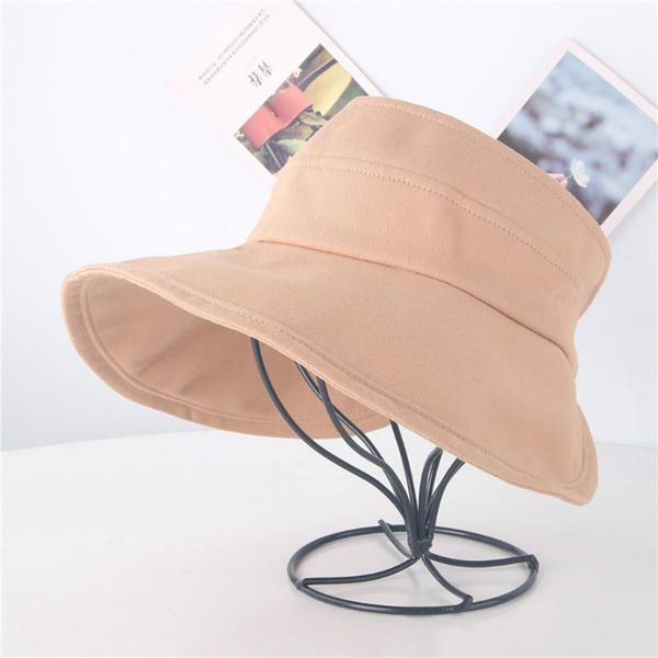 

sunscreen cap collapsible hat children flat fisherman's caps outdoor casual solid sun hat children beach gorro pescador
