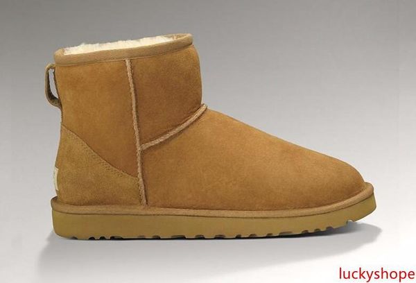 

australian women snow women snow boots 100% genuine cowhide leather ankle boots warm winter boots woman shoe size 35-44