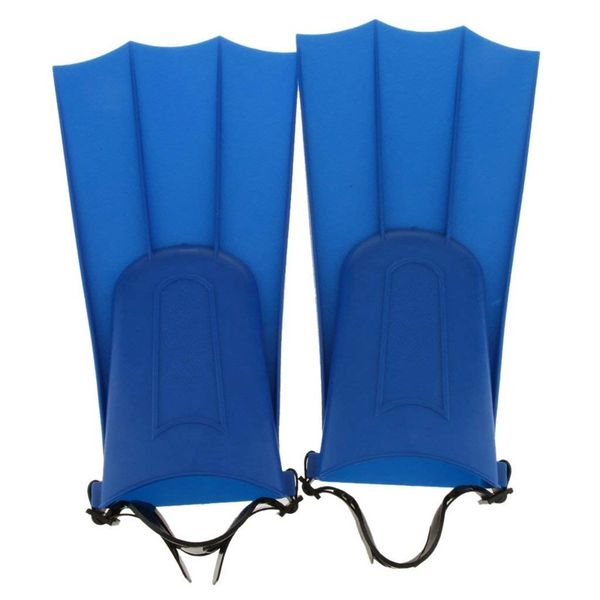 

kids adults adjustable fins swimming diving swimming fins - blue, m: 30-36 beach shoes