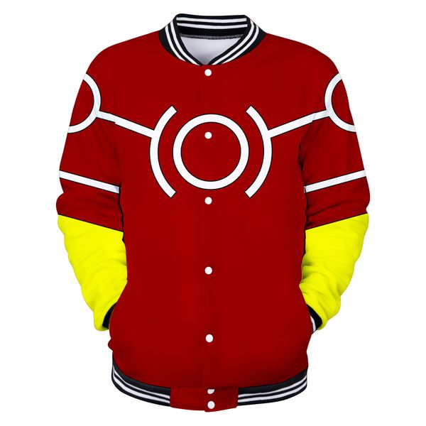 

my hero academia jacket coat cos autumn winter baseball uniform jacket couple love parent-child leisurely easy to match, Black;brown