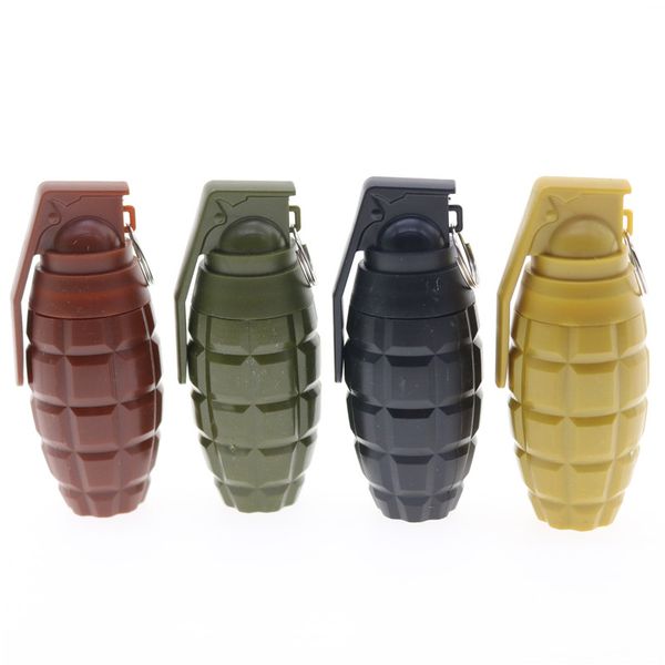

1 pcs office stationery pen wholesale 1 0.7mm blue ink grenade-shaped ballpoint pen novelty gift, Blue;orange