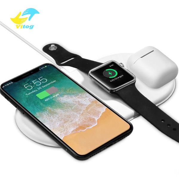 

3 in 1 wirele charger for apple watch erie 1 2 3 4 mart wirele charger for iphone x 8 8 plu for airpod wirele charger