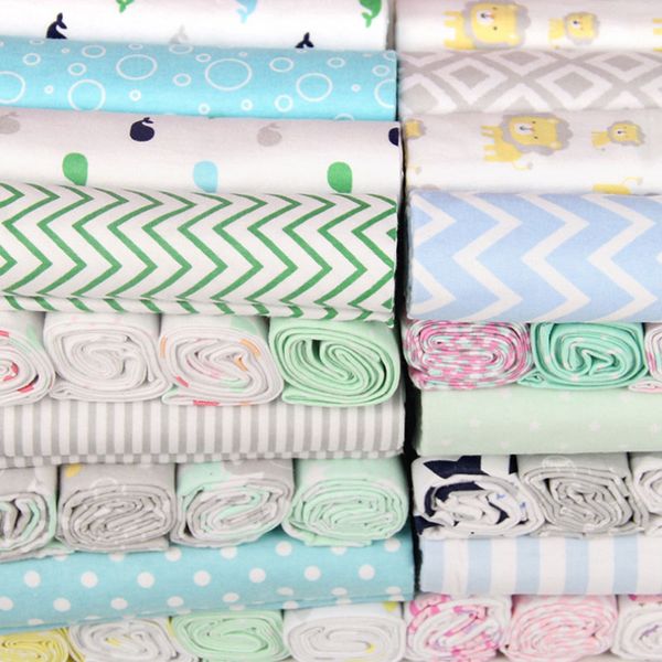 

4pcs/lot cotton baby blankets newborn diapers baby wrap swaddle blanket for newborns muslin diaper bath children's blanket