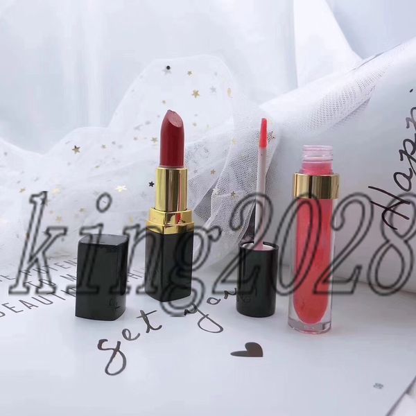 

new makeup set 9 in 1 with matte lipstick powder blush mascara liquid foundation lipgloss eyeshadow eyeliner pen cosmetics 9pcs set