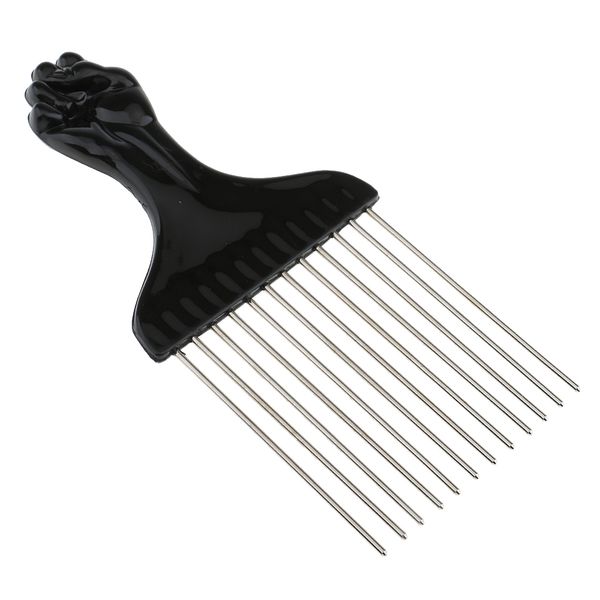 

stainless steel salon hair cutting styling hairdressing barbers brush comb, Silver