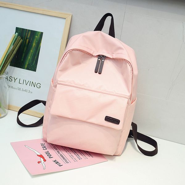 

couple backpack nylon college casual feminin women simple mochila -4gh