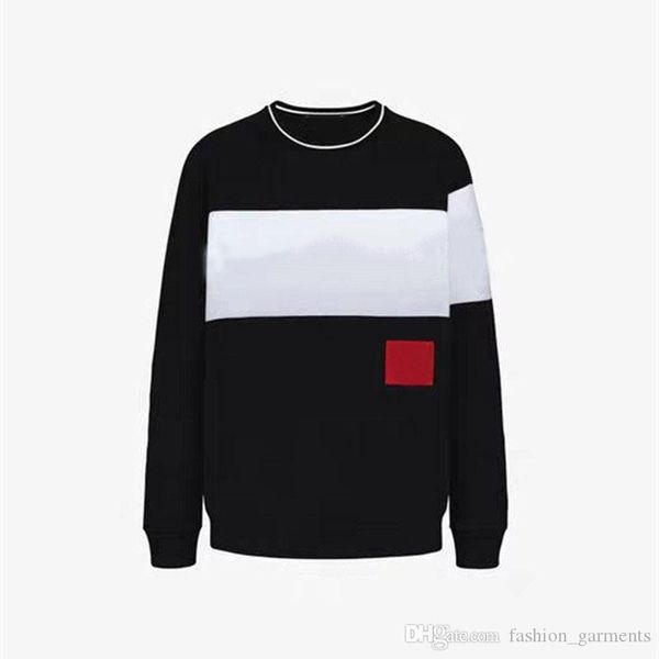 

men women stylist hoodie paris embroidery pullover hoodies long sleeve casual mens stylist hoodies sweatshirt size m-xxl, Black