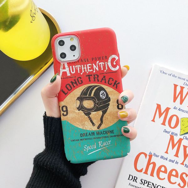

Designer Retro Style Phone Case for Iphone 11pro/11/11promax Fashion IphoneXR XSMAX X/XS 7P/8P 7/8 Popular TPU Back Cover Case 7 Colors