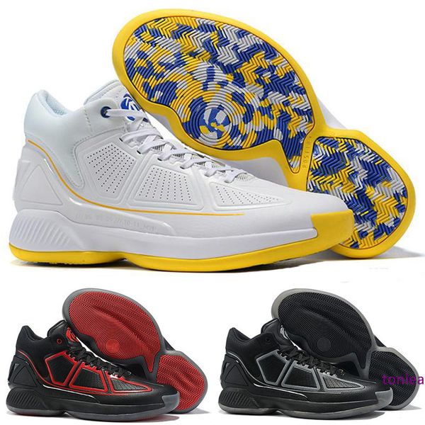

2019 d rose 10 yr white blue yellow black red bounce basketball shoes derrick 10s mens sneakers rose 10th size 40-46