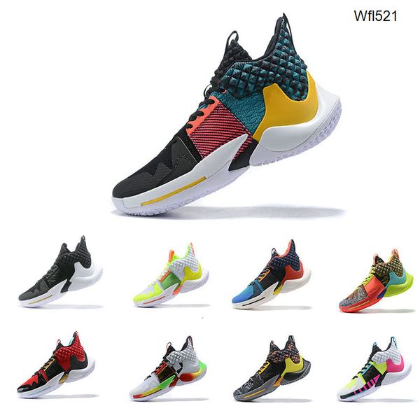 

2019 new arrival why not basketball shoes men 2.0 sneakers russell westbrook ii z sneakers zero 2 original trainers 7-12, Black