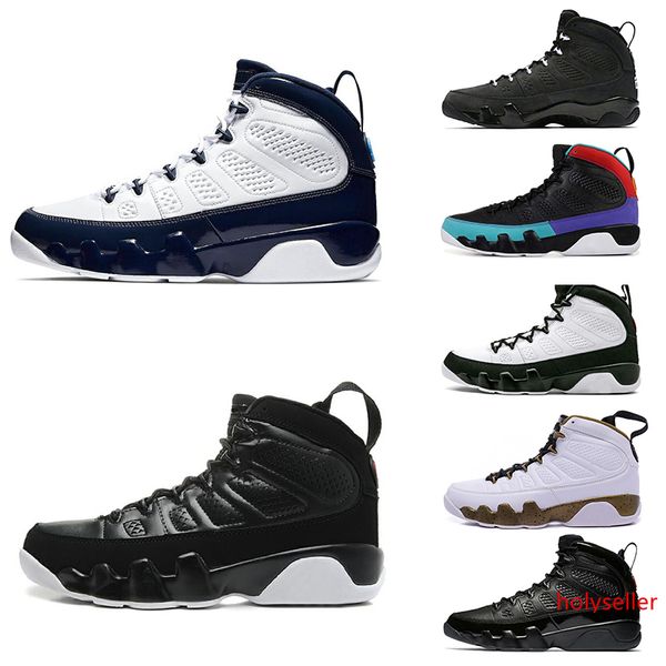 

2019 dream it do it unc 9 9s mens basketball shoes anthracite the spirit bred og space jam athletics sports sneakers 7-13