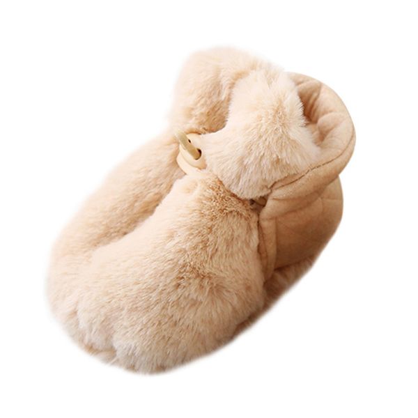 

soft bottom baby shoes infant thickening cotton plus velvet warm shoe cover new winter crib shoes baby boots 6-12m