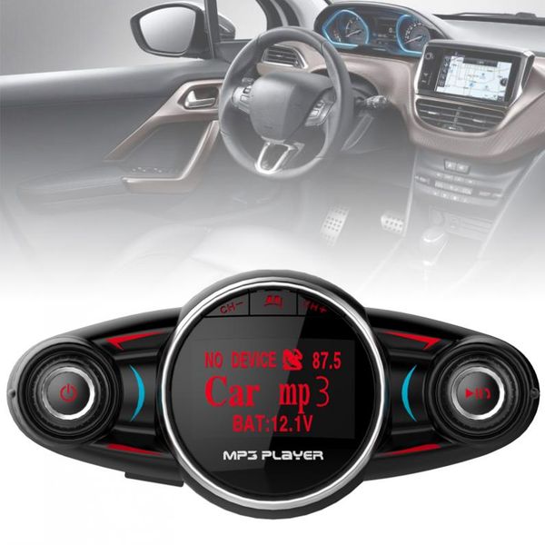 

dual-usb bluetooth fm transmitter handsaudio car mp3 player wireless in-car fm modulator with lcd display/ quick charge