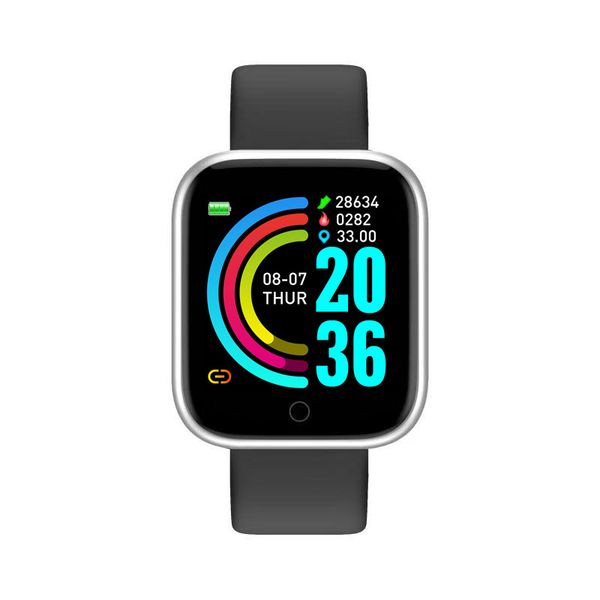 

wholesale y68 smart sport watch smart sports bracelet wearable technology smart wristbands english style boold pressure fitness tracker