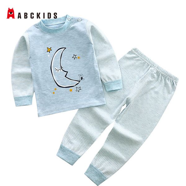 

abckids 2pcs long sleeve baby clothes kids clothe toddler baby boys girls patchwork +pants set clothes newborn bs00002, White