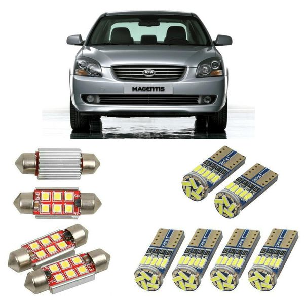 

interior led car lights for kia magentis gd ms sedan/magentis mg sedan bulbs for cars license plate light 4pc