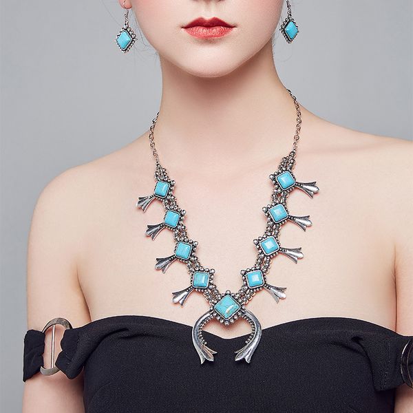 

long chain alloy pendants necklace antique silver color layered bohemian personalized statement women necklaces, Golden;silver