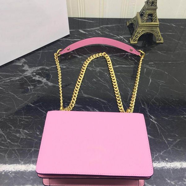 

новый конструктор женщина pure коровьей сумки мода роскошные цепи crossbody закрылков сумка малые мешок плеча высокого качества из натуральн
