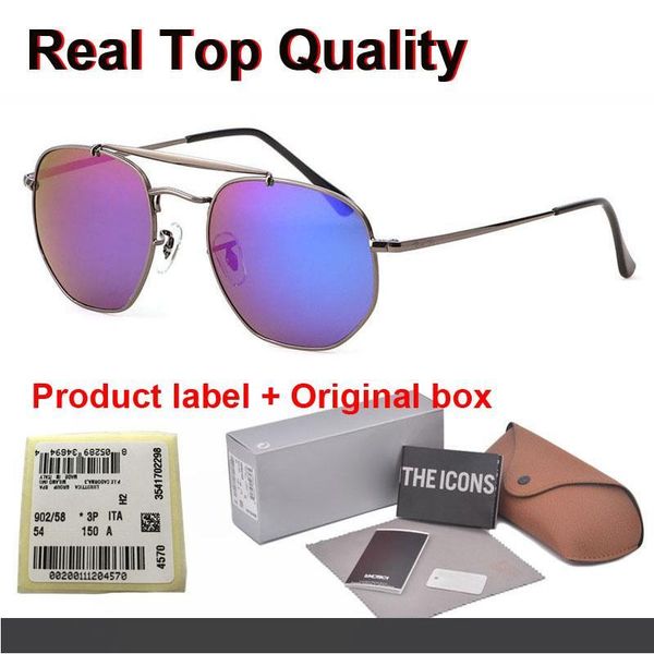 

women men sunglasses style metal hinges uv400 glass lens vintage square oculos de sol with retail box and case, White;black