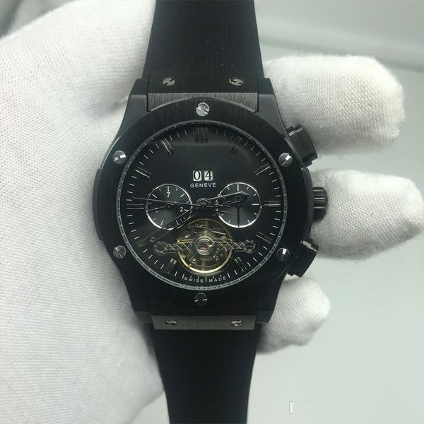 

Skeleton men automatic watch glide mooth econd hand apphire gla with all ub dial work elf winding wri twatche