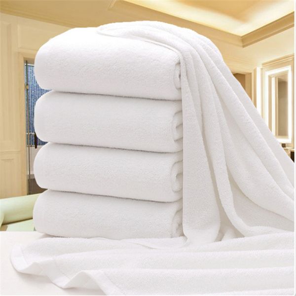 

cotton white l towel absorbent thickening 500g plain logo custom wholesale