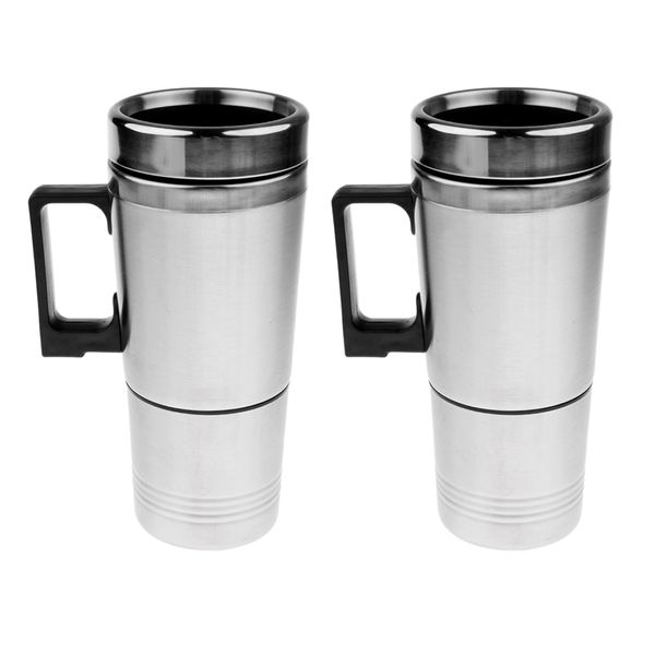 

2x300ml 12v car mug travel cup mug drinking water heater warmer clean
