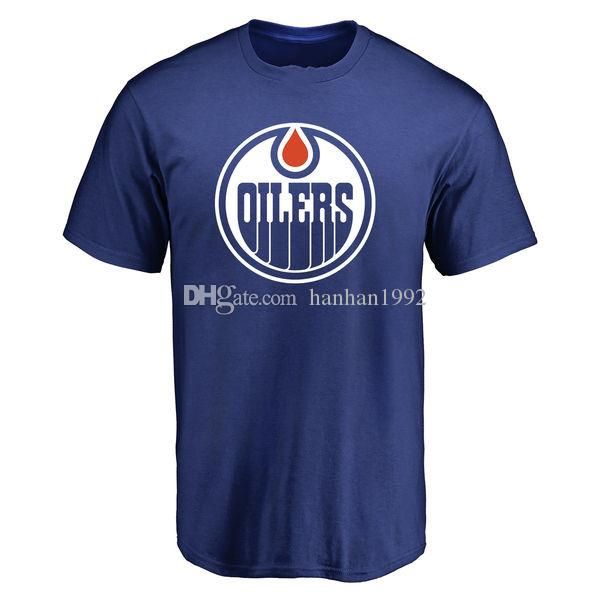 

edmonton oilers мужская дизайнерская футболка черный белый красный вентиляторы топы tee модные футболки хлопок с коротким рукавом печатные л, Black