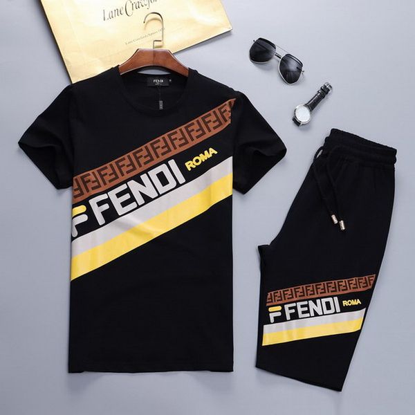 

men clothing sets short sleeve letter printing tracksuits 2 mens casual summer medusa mens designer summer shorts pants, Gray