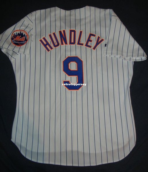 

retro russell athletic todd hundley #9 new york ny jersey 52 alfonzo 1996 mens stitched baseball jerseys, Black;blue