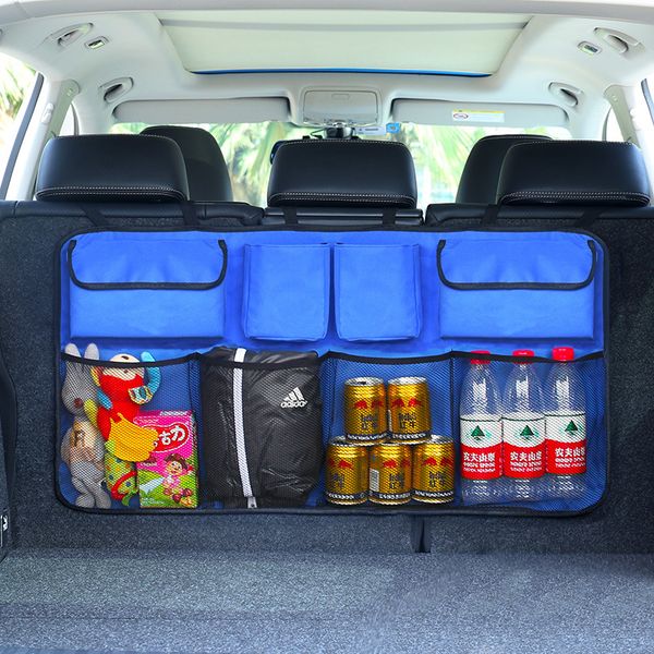 

mitfunctional car back seat organizer storage bag auto trunk hanging nets pocket organizer bag car accessories stowing tidying