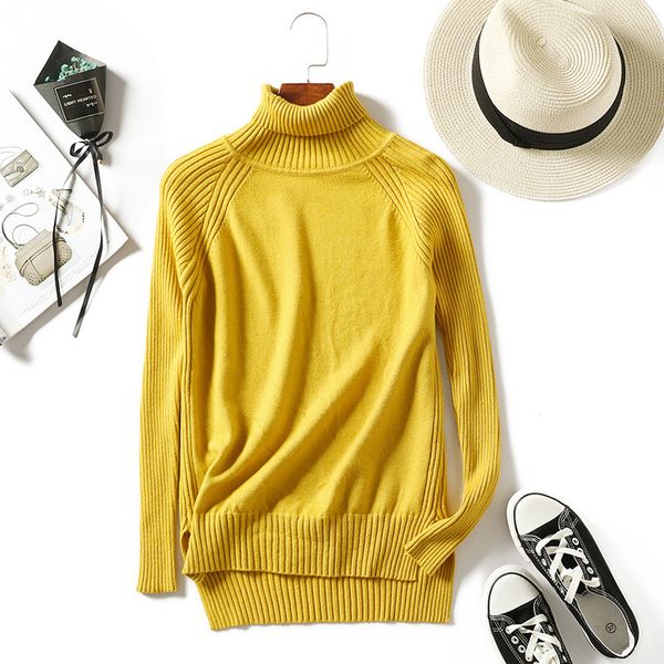 

2019 autumn winter sweater women long sleeve side split pullovers casual sweaters women korean style knitting femme sweater, White;black