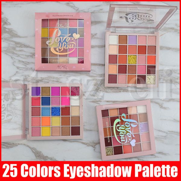 

eye makeup for me only love you glitter shimmer eye shadow 25 color matte metallic flash eyeshadow pro palette christmas gift 2 styles